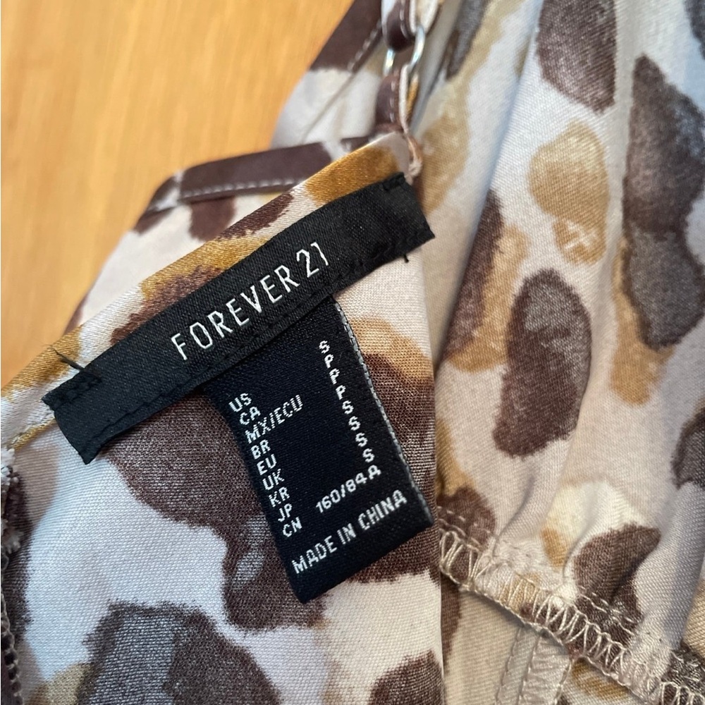 Forever 21 Leopard Print Dress - Picture 6 of 7